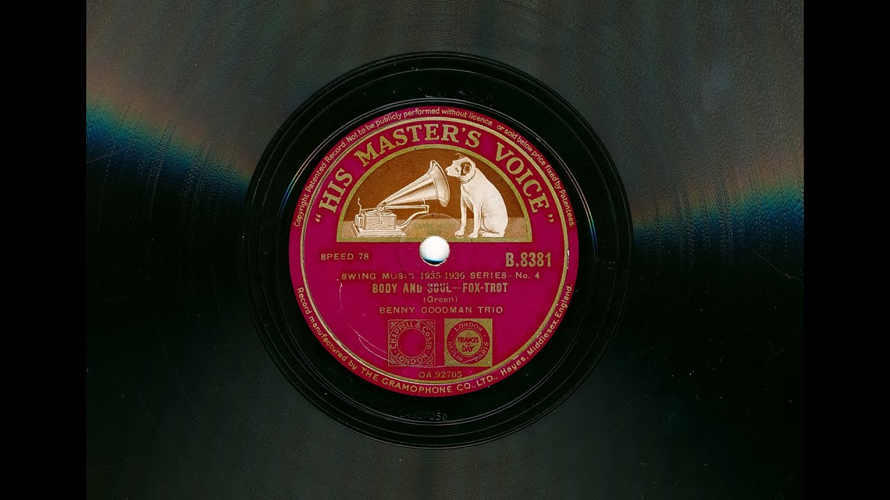 Benny Goodman Trio Body And Soul YouTube