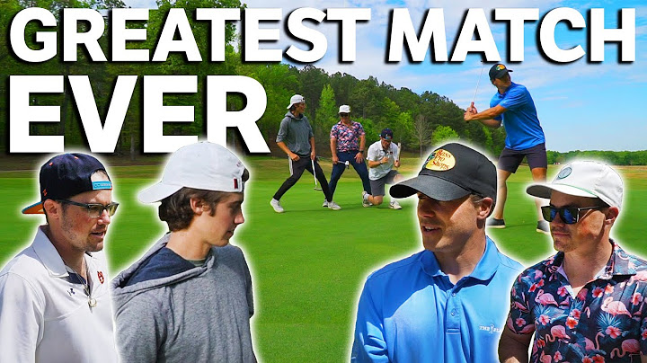 The Greatest Match Of GM GOLF History | 9 Holes | 2v2 Scramble