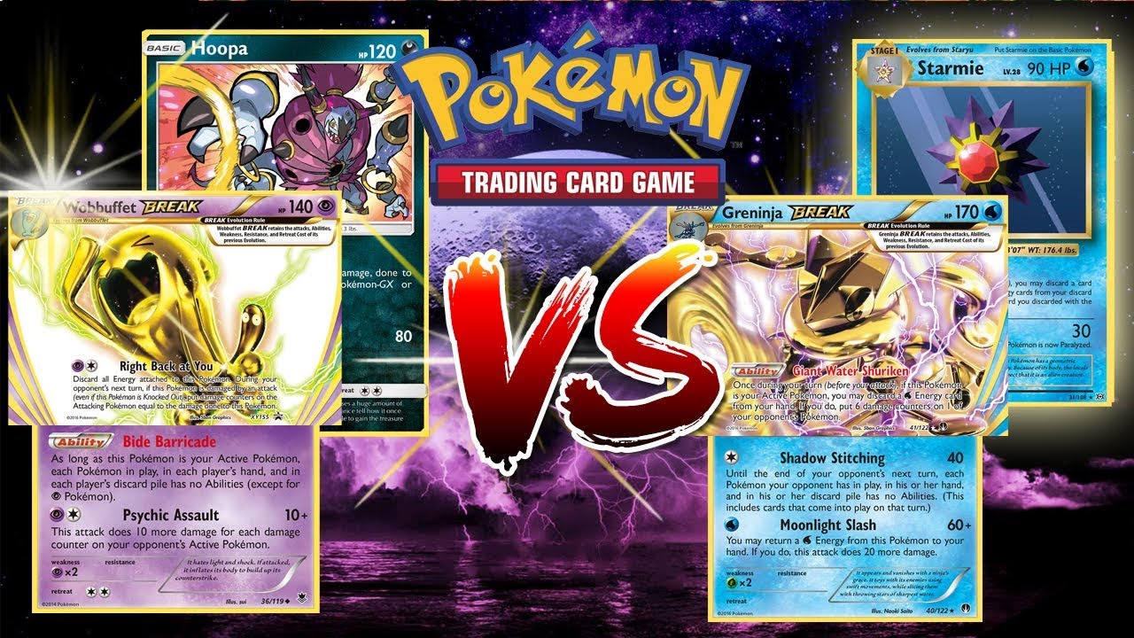 CRAZY BUDGET DECK!! - Wobbuffet Break/Hoopa VS Greninja Break - Pokemon TCG Match