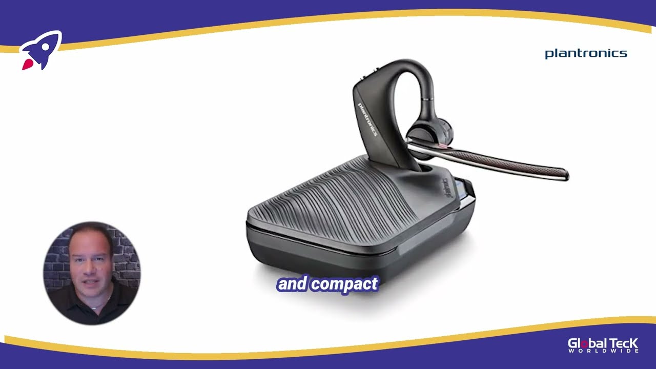 Poly Voyager 5200 Bluetooth Headset Charging Case – Never Worry About Battery Life Again!