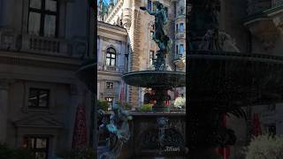Hamburg Rathaus Fountain Beautiful Hamburg City Hall Part 3