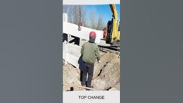 Precast wall panel installation process #goodtool #short #viral