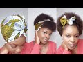 how to tie head scarf /7 Quick and easy Head wrap /natural hair