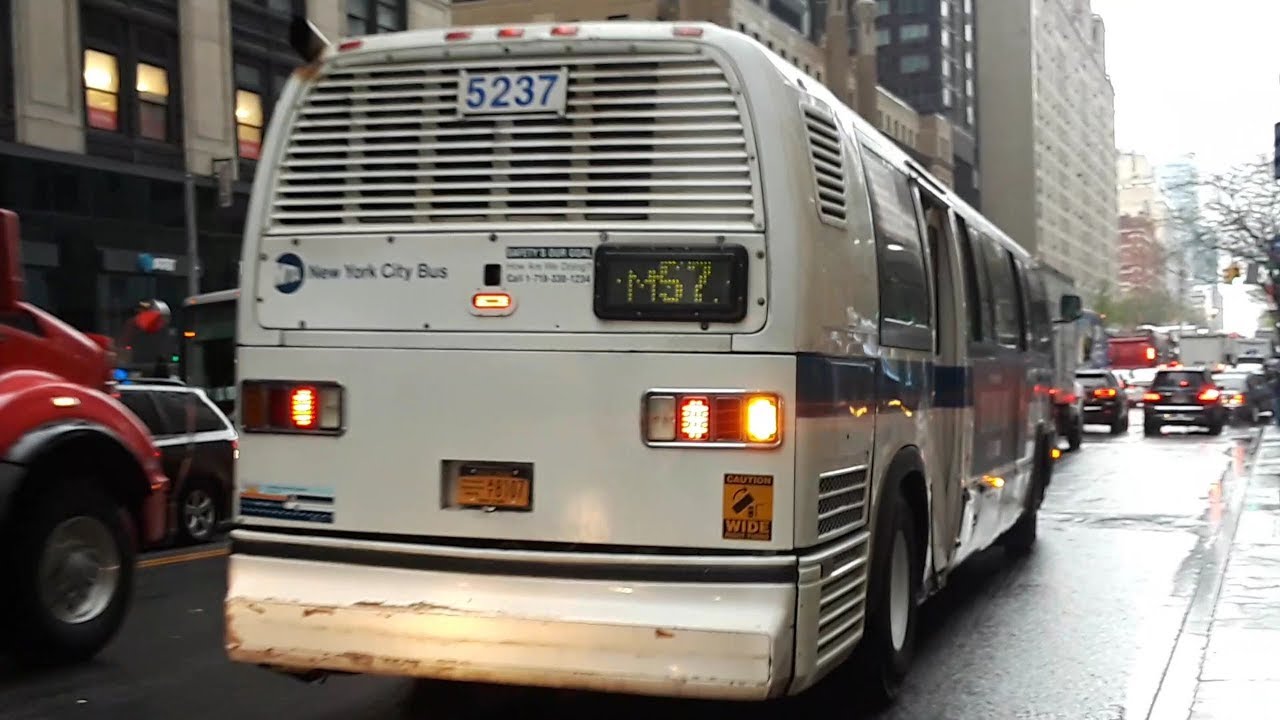 MTA: 1999 NovaBus T80-206 RTS-06 [5237] M57 bus (retired) - YouTube