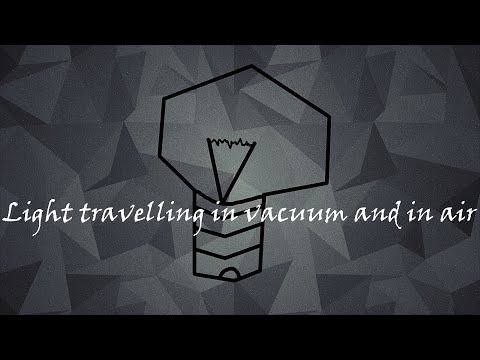 can light travel in vacuum