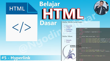#5 - Hyperlink - Belajar HTML