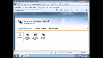 YY: Windows Server 2008 R2 Remote Application
