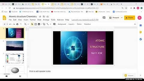 Atomic structure class 7 ICSE (ch-4; part -1)