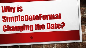 Why is SimpleDateFormat Changing the Date?