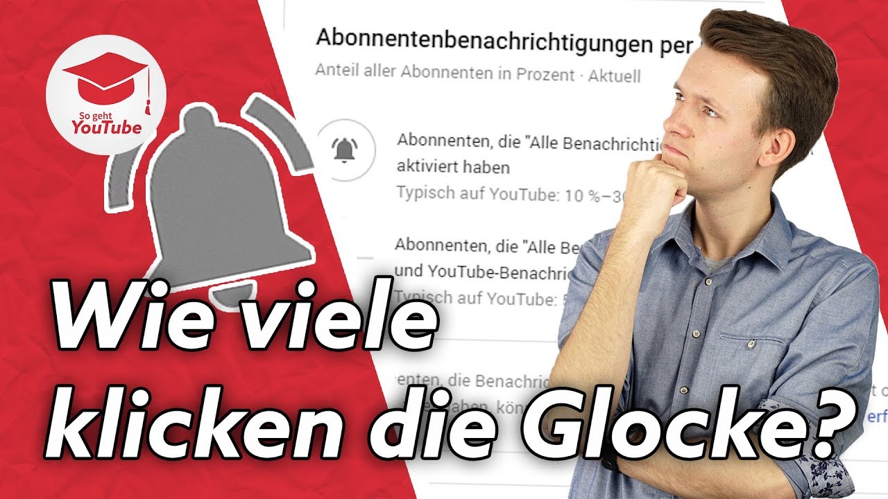 Wie viele der Abonnenten haben die Glocke aktiviert? WieGehtYouTube YouTube Wie viele der Abonnenten haben die Glocke aktiviert? WieGehtYouTube YouTube