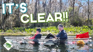 Exploring Silver Springs In A CLEAR KAYAK With Get Up And Go Kayaking