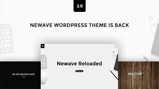 Newave - WordPress Responsive One Page Parallax Theme Free Download
