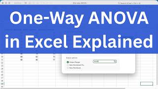 One-Way ANOVA in Excel Explained: Single Factor Analysis & Interpretation
