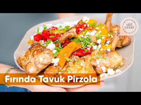 Fırında Biber & Patates ve Tavuk Pirzola❤️ YAZ AKŞAMLARINA RENK KATAR🥰