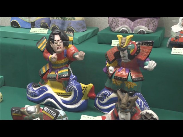 Kintaro clay figurines, Tanabata decorations Special exhibition