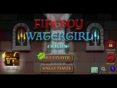 เกมส์น้ำกับไฟ online:Fireboy and Wartergirl : online iOS/Android Gameplay