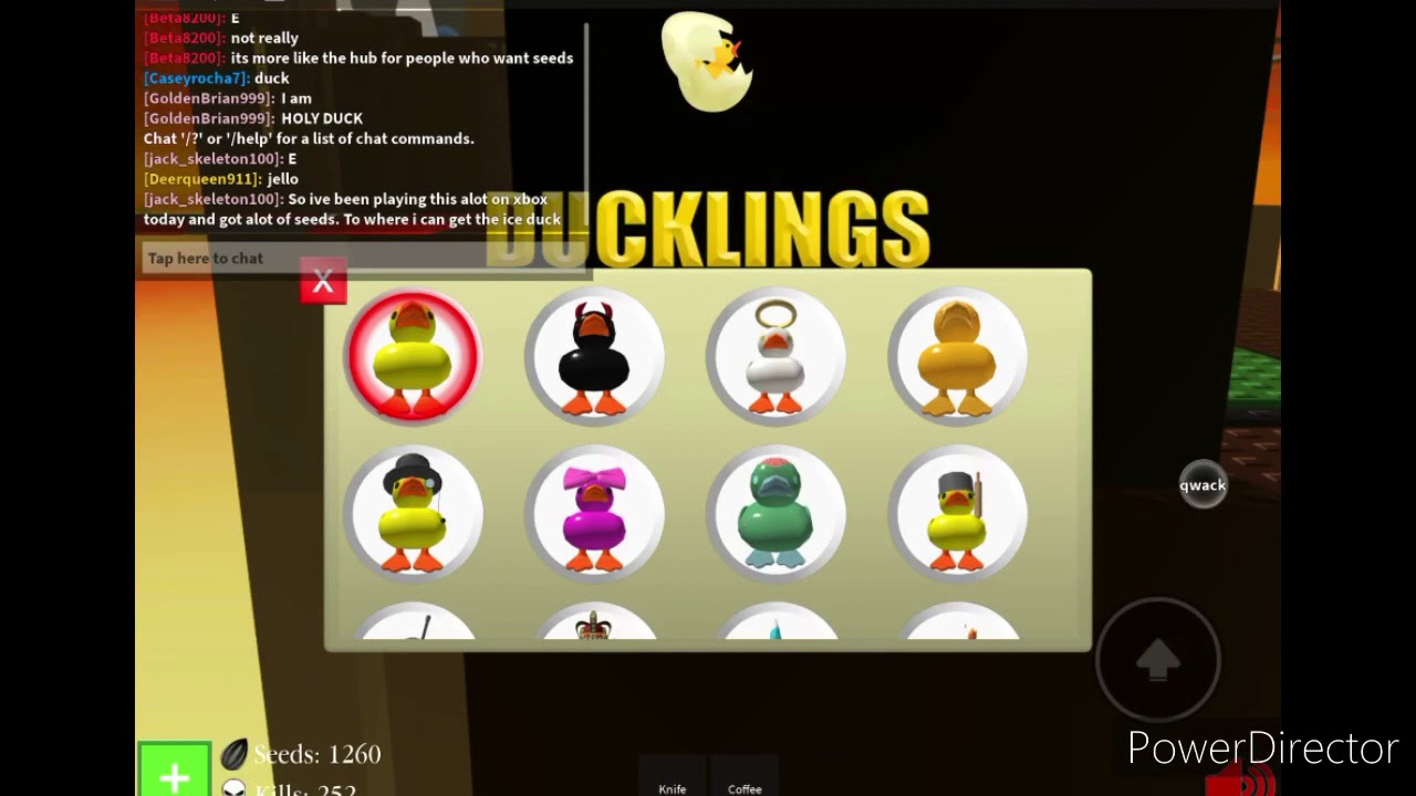 I got the ice duck in duck fight Roblox