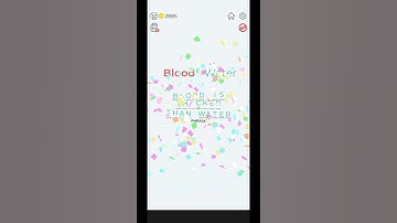 Dingbats Word Quiz Level 164 | Dingbats Level 164 [blood water]