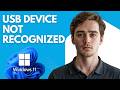 Fix USB Device Not Recognized in Windows 11/10
