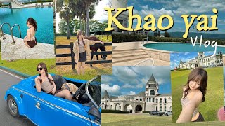 ⛰✨Khaoyai Vlog พักผ่อนที่เชาใหญ่ชิลล์ๆ , คาเฟ่เขาใหญ่อัพเดต! | This is Pear