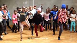 Buga(lo lo lo) - kizz Daniel (official dance video) by kids dance connect ft Tekno