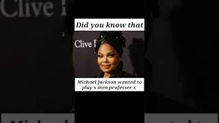 Did you know that Michael Jackson wanted to play x men professer x #shorts #facts