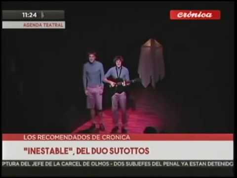 Inestable del Dúo Sutottos en Cronica Tv