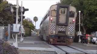 Railfanning Carlsbad Village Evening - 4/18/14