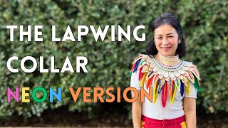 Knitting VLOG 11: I made a NEON version of the LAPWING COLLAR | Inc feather knitting TUTORIALS