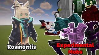 Rosmontis VS Experimental Mobs | Minecraft |Mobs Battle