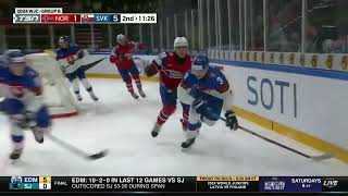 Michael Brandsegg-Nygard #28 - Shift by Shift (12/29/2023 vs. Slovakia; U20 WJC)