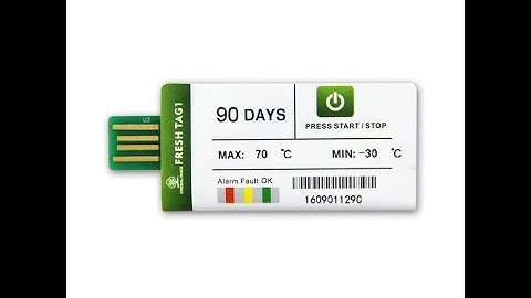 PDF Temperature datalogger Fresh Tag 1 Operation