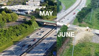Charlotte, NC I-85 North Bridge Project Progress (May 2026 - June 2026)