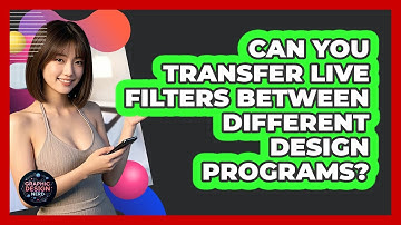 Can You Transfer Live Filters Between Different Design Programs? - Graphic Design Nerd