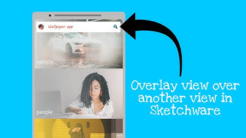Overlay view over another view in Sketchware using Relative Layout || Swift Rein