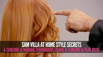 6 Different Ways To Curl Your Hair | Sam Villa