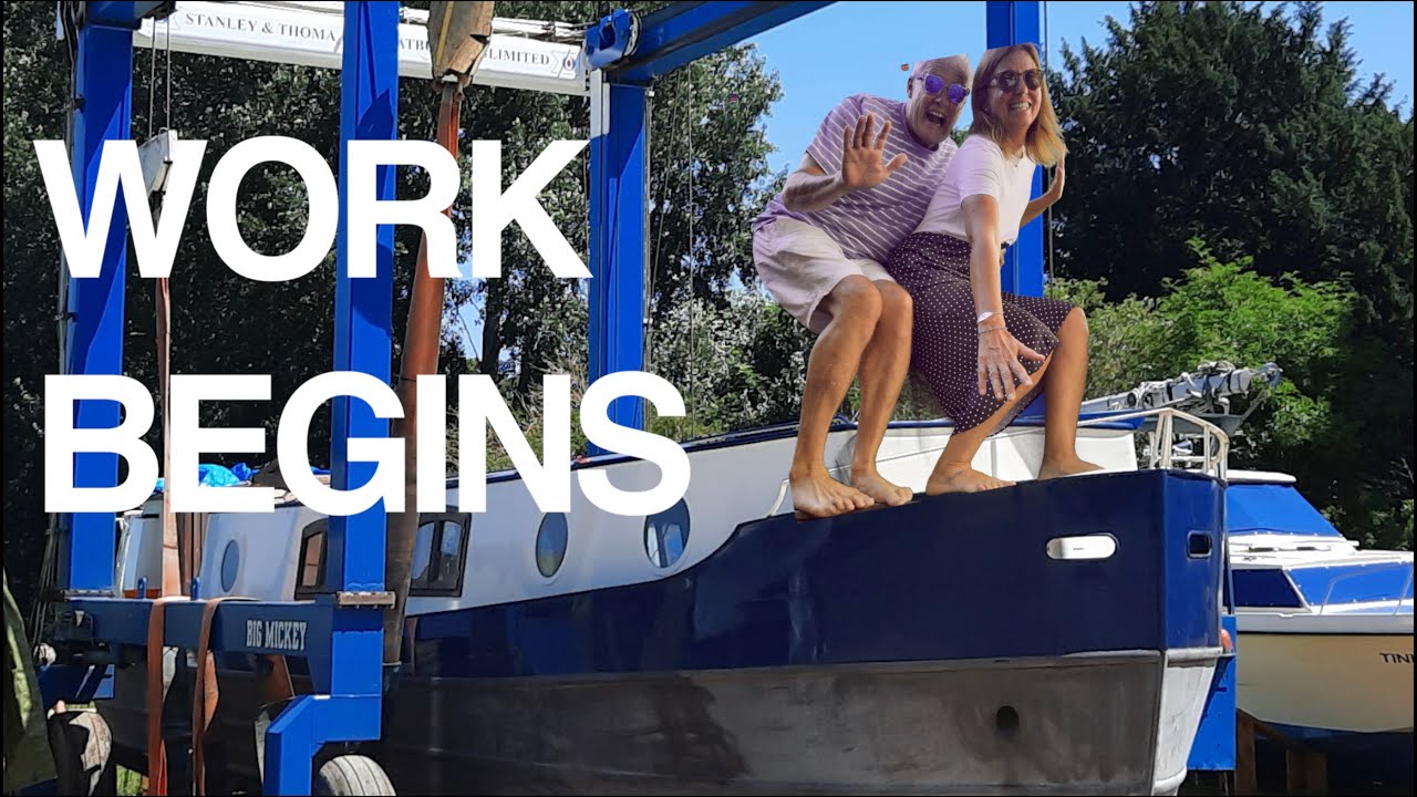 BARGE BUILD. NASTY work begins on the BARGE! The NEW Barging Lifestyle! Sailing Ocean Fox Ep 174