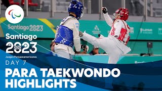 Para Taekwondo - Day 7 Highlights | Santiago 2023 Parapan American Games