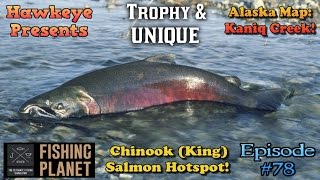 Fishing Planet - Ep. #78:  Alaska Map - TROPHY and UNIQUE Chinook (King) Salmon Hotspot!