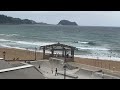 Tiempo de hoy a la tarde en la playa de Zarautz