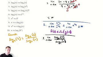 Asymptotic Notation 6 - Limit Theorem Examples