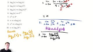 Asymptotic Notation 6 - Limit Theorem Examples