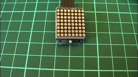 another adafruit mini LED matrix graphic demonstration