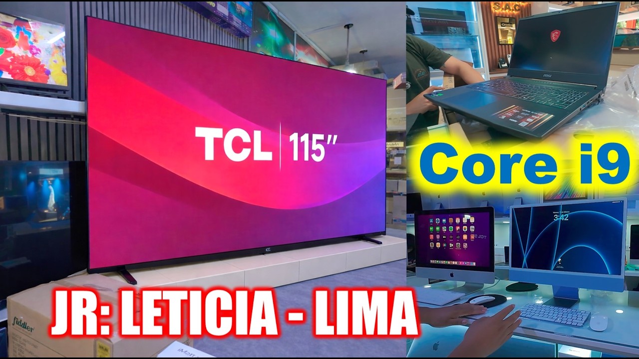 TVs GIGANTES Y LAPTOPS ULTRA POTENTES en Jirón Paruro Leticia 2026