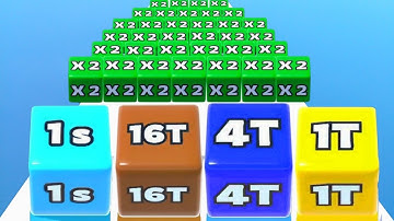 Jelly Run 2048 - MAX LEVEL Gameplay Walkthrough All Levels (Android , IOS)