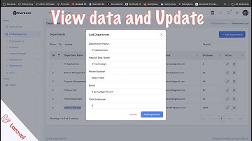 Laravel 11 - Use updateOrCreate to Manage Departments Easily