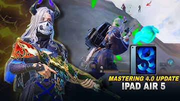 MASTERING 4.0 UPDATE IN 60 FPS ⚡️ IPAD AIR 5th GENERATION BGMI/PUBG TEST 2025