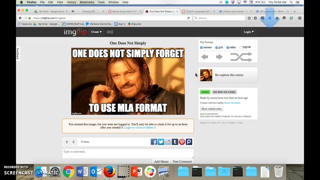 Adding Meme Picture Into Word Doc YouTube