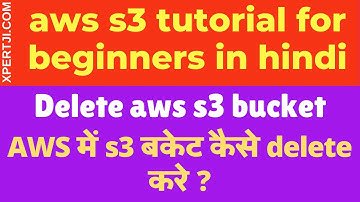 Delete a bucket in S3 with objects/files and folder aws cli