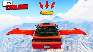 НИКТО НЕ ДОЛЕТИТ ДО ЭТОГО МЕСТА! ЭКСТРА СЛОЖНЫЙ СКИЛЛ ТЕСТ НА ЛЕТАЮЩЕЙ МАШИНЕ В GTA 5 ONLINE